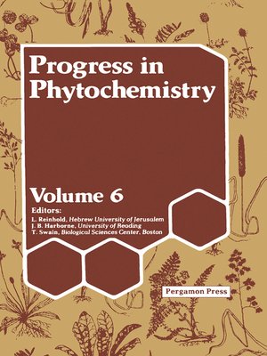 cover image of Progress in Phytochemistry, Volume 6
